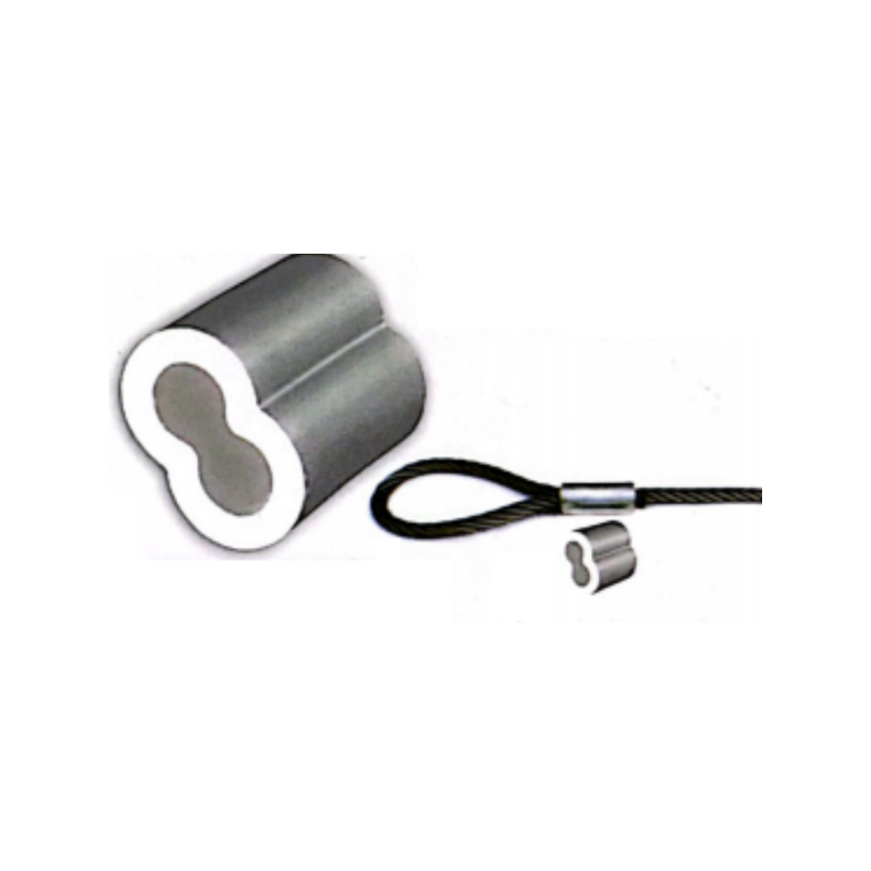 Ketepatan Tinggi SAFETYLIFT Aluminium Hourglass Lengan untuk Tali Dawai