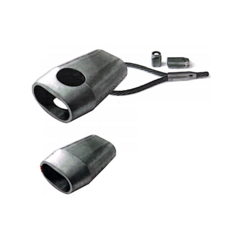 SAFETYLIFT Aluminium Ferrule Borang C Jenis Jerman dengan Lubang Pemeriksaan